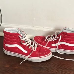 Red High Top Vans